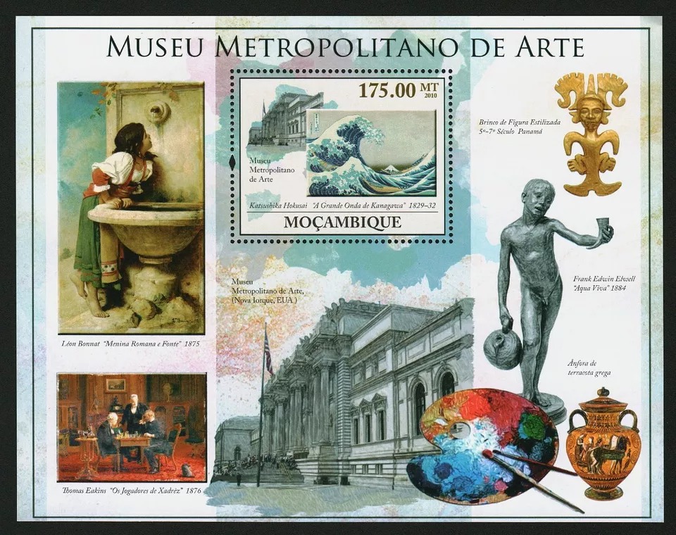 Mozambique 2010 Metropolitan Art Museum M/S MNH