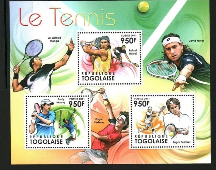 Togo 2011 Tennis Stamps M/S MNH