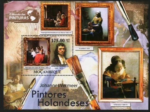 Mozambique 2011 Dutch Painters Art M/S MNH