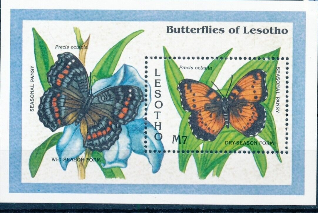 Lesotho  Butterflies  Stamps M/S MNH