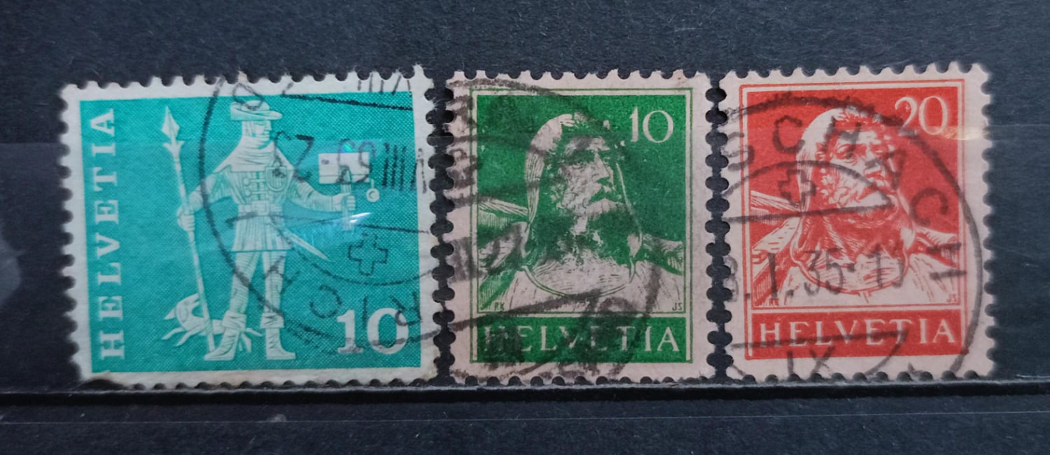Switzerland 90's Stamps 3V Used Set