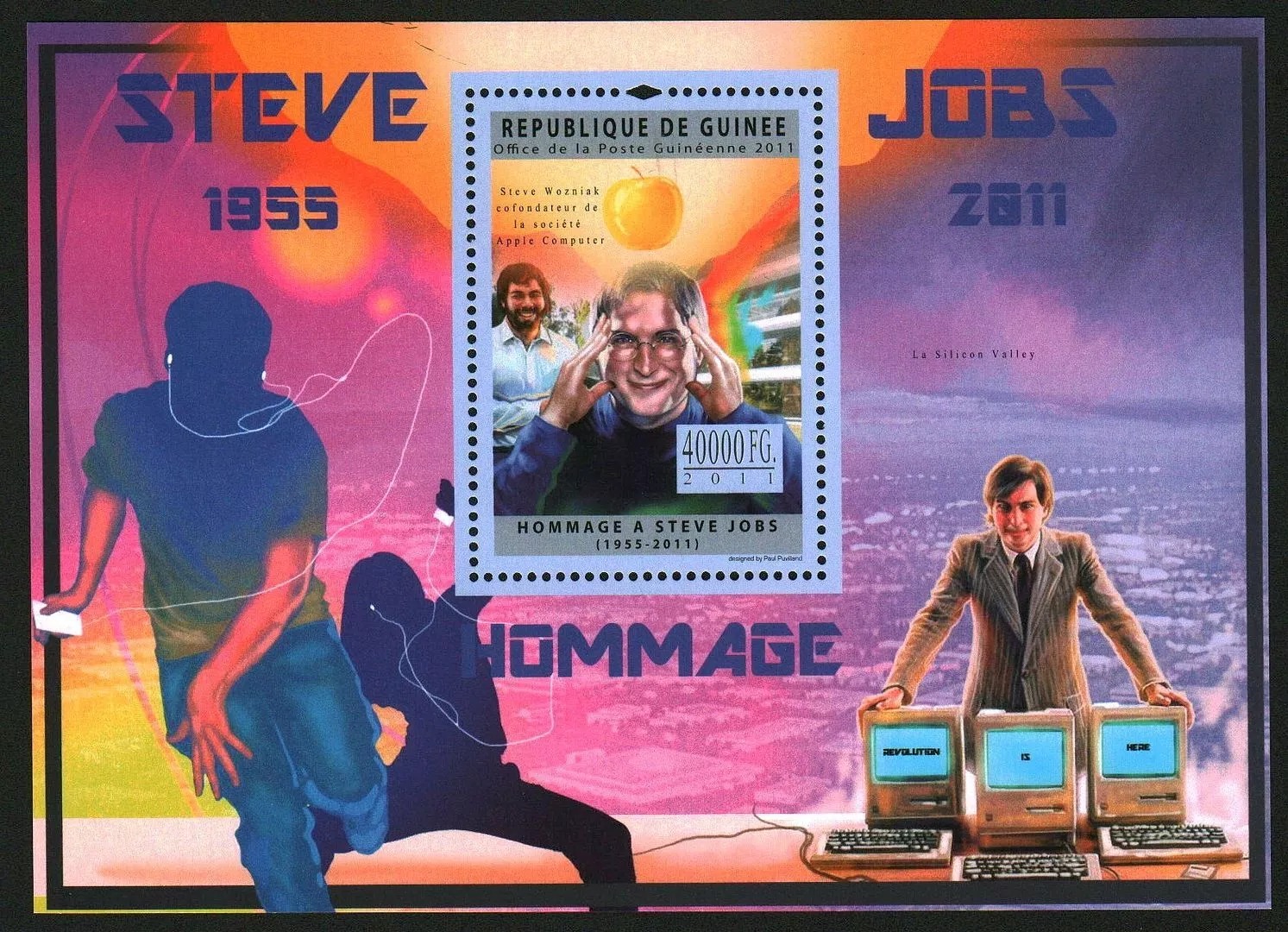 Guinee 2011 Steve Jobs M/S MNH