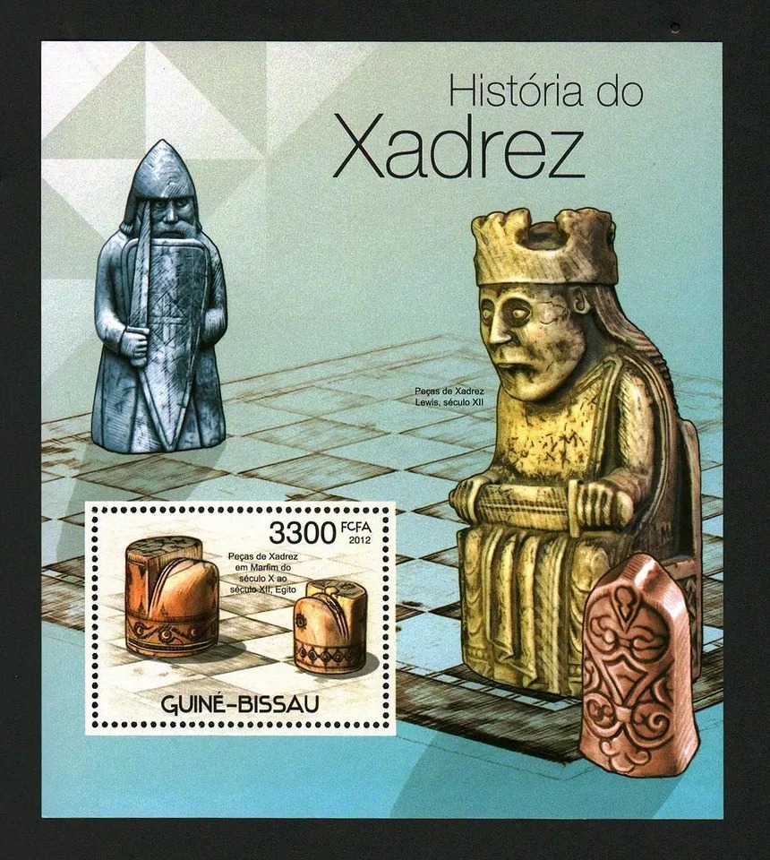 Guinea Bissau 2012 History of Chess M/S MNH